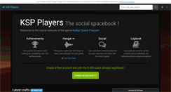 Desktop Screenshot of ksp-players.com