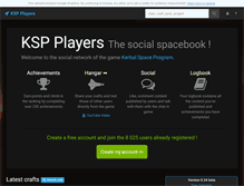 Tablet Screenshot of ksp-players.com